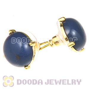2012 Fashion Gold Plated Navy Bubble Stud Earrings Wholesale