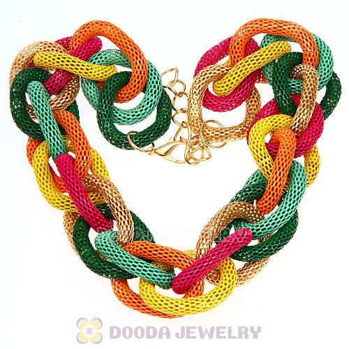 Rock Punk Chunky Curb Chain Choker Necklaces Wholesale