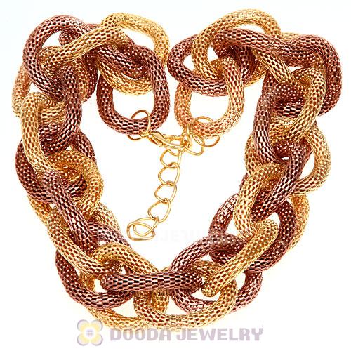 Rock Punk Chunky Curb Chain Choker Necklaces Wholesale