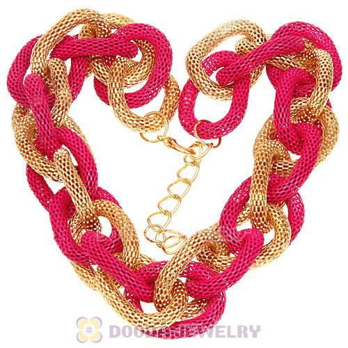 Rock Punk Chunky Curb Chain Choker Necklaces Wholesale