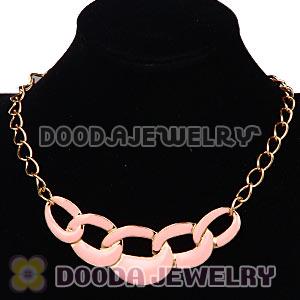 Ladies Costume Jewelry Enamel Hoop Choker Bib Necklaces