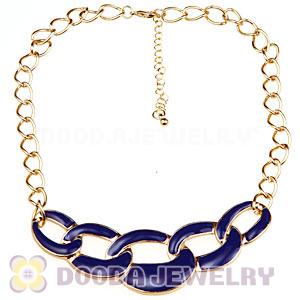 Ladies Costume Jewelry Enamel Hoop Choker Bib Necklaces