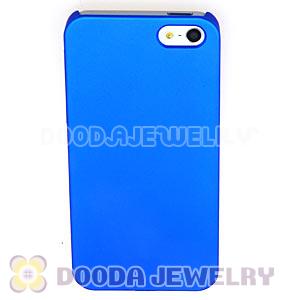 Ultra Slim Blue Frosted Hard Cover iPhone5 Cases Wholesale