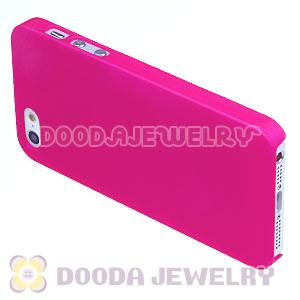 Ultra Slim Pink Frosted Hard Cover iPhone5 Cases Wholesale