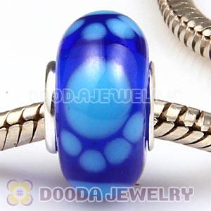 Environmental Lampwork Glass Baby Foot Print Paw Beads Wholesale 