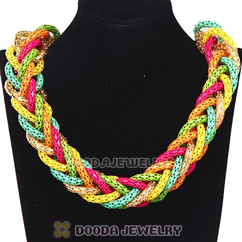 European Retro Chunky Chain Links Choker Bib Collar Necklace