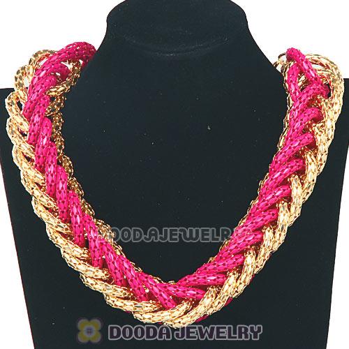 European Retro Chunky Chain Links Choker Bib Collar Necklace