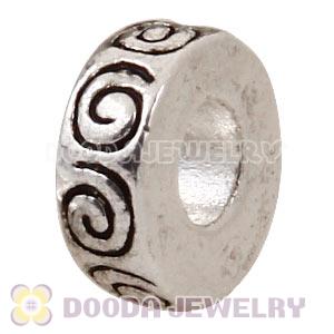 European Charm Jewelry Silver Plated Spacer Beads And Charms Wholesale