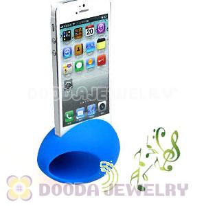Mini Silicone Black Music Egg Amplifier Speaker For iPhone 5 Wholesale