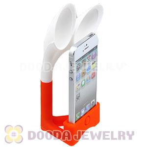 Silicone Bunny Ear Speaker Amplifier Horn Stand For iPhone Wholesale