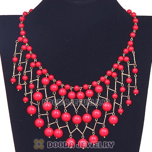 Fashion Roseo Bauble Cascade Bib Necklaces Wholesale