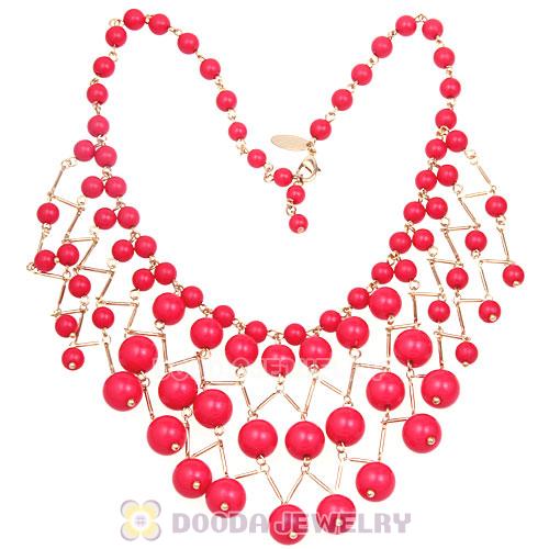 Fashion Roseo Bauble Cascade Bib Necklace Wholesale
