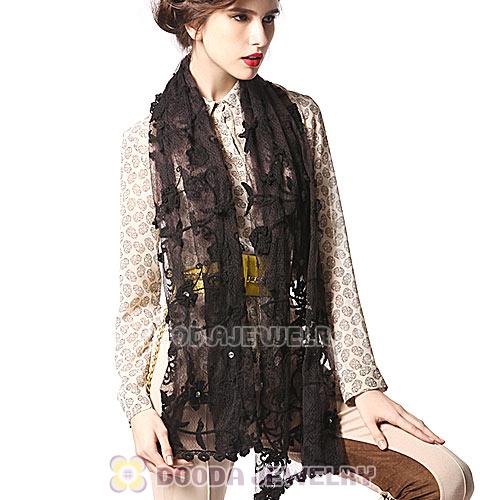 Urban Retro Style Classic Openwork Lace Pashmina Scarf Shawls Wholesale