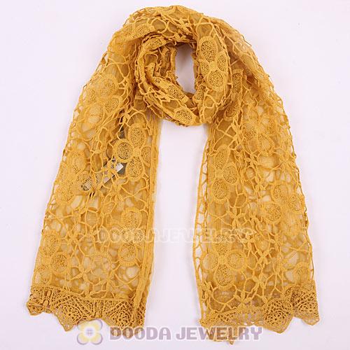 Cheap Rural Pastoral Style Scarf Lace Pashmina Scarves Wholesale