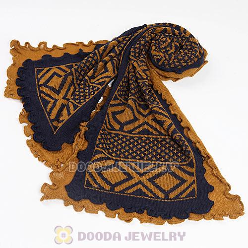 Mori Girl Bohemia Style Knitting Wool Infinity Pashmina Scarves Wholesale