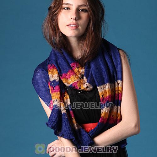 2012 New Arrival Rural Pastoral British Style Hollow Stripes Scarves