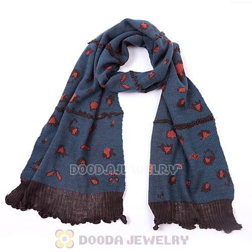 Mori Girl Bohemia Knitting Style Stripes Infinity Pashmina Scarf Wholesale