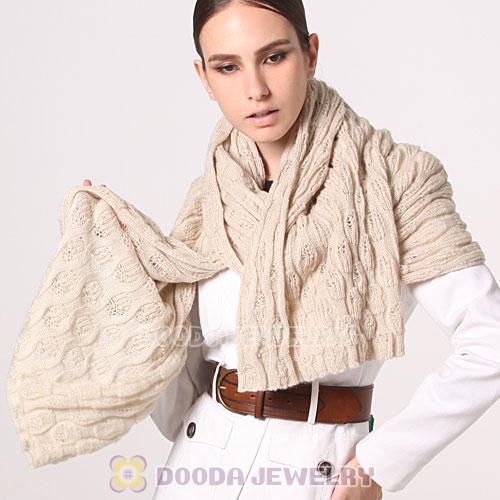 New Arrival Rural Pastoral Style Knitting Pashmina Shawl Scarf Wrap Stole