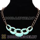 Ladies Costume Jewelry Enamel Hoop Choker Bib Necklaces