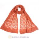 Mori Girl Bohemia Knitting Style Infinity Pashmina Scarves Wholesale