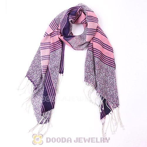 Wholesale Cashmere Wool Scarf Urban Retro Long Leopard Scarf Pashmina Wrap