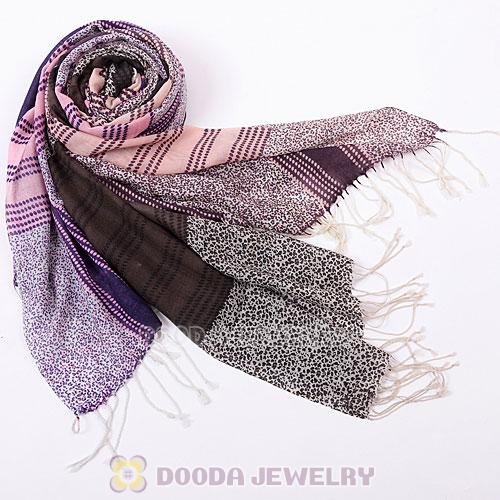 Wholesale Cashmere Wool Scarf Urban Retro Long Leopard Scarves Wrap