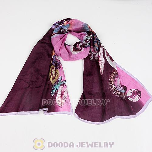 Fashion Office Lady Real Silk Scarves Infinity Pashmina Shawls Wrap Wholesale