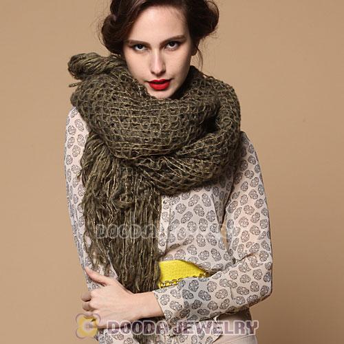 Extra Long Mohair Scarf Urban Retro Mesh Pashmina Scarves Shawl