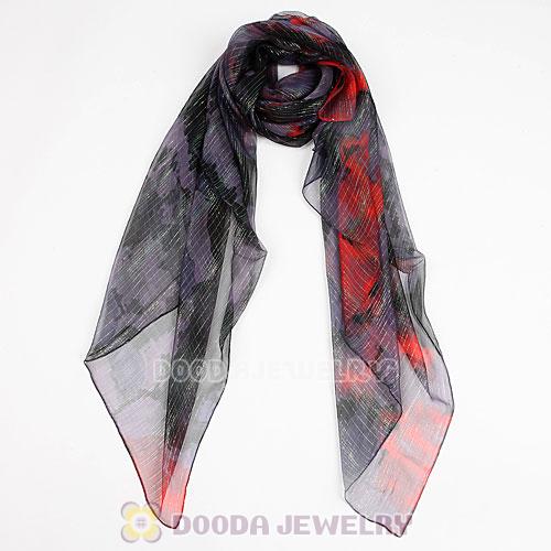 Urban Retro Long Mulberry Vintage Silk Scarves Pashmina Shawl Scarf