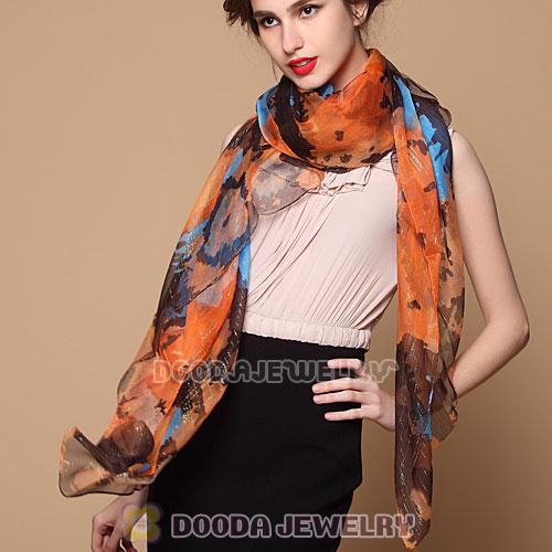 Urban Retro Long Mulberry Vintage Silk Scarves Pashmina Shawl Scarf