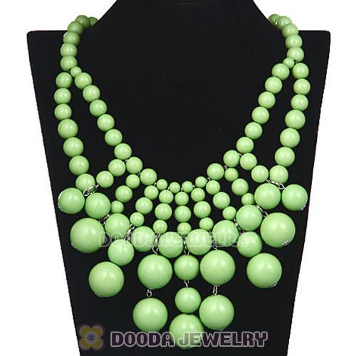 Fashion Cascade Olivine Bauble Bib Anthropologie Necklace Wholesale