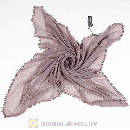 Urban Retro Square Scarf Infinity Tassel Pashmina Shawl Scarves