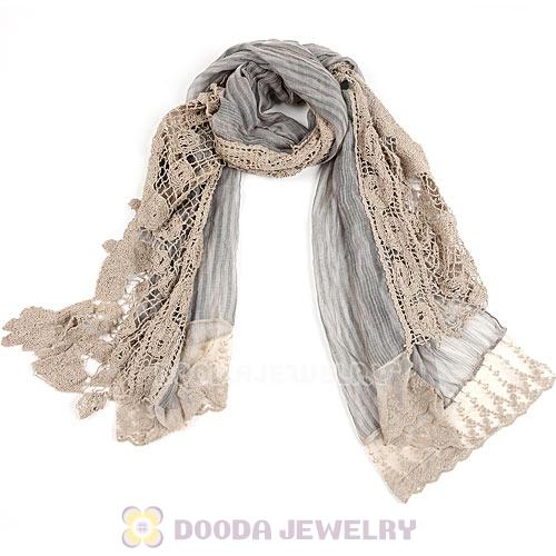 Mori Girl Style Silk Scarves Cottony Lace Pashmina Scarf Shawl Wholesale