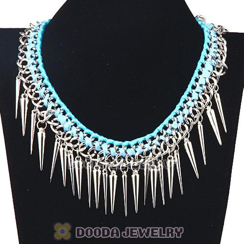 Gothic Punk Rock Jewelry Rivet Spike Choker Collar Necklace