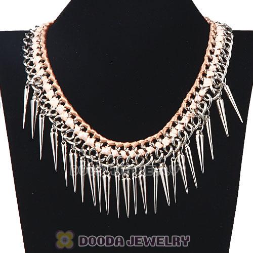 Gothic Punk Rock Jewelry Rivet Spike Choker Collar Necklace