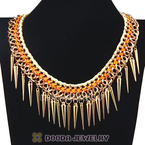 Gothic Punk Rock Jewelry Rivet Spike Choker Collar Necklace