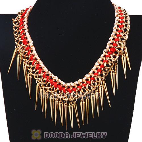 Gothic Punk Rock Jewelry Rivet Spike Choker Collar Necklace