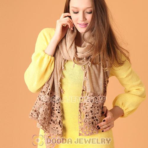 Mori Girl British Style Lace Scarf Extra Long Pashmina Shawl Scarves Wholesale