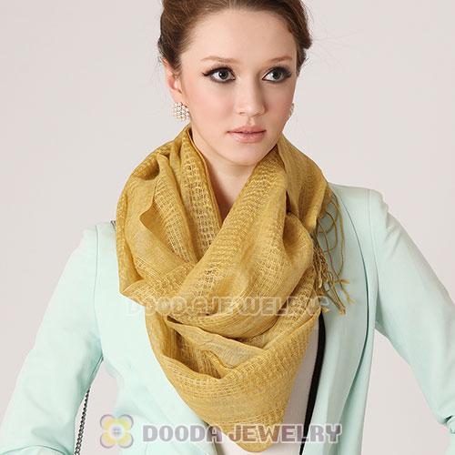 Extra Long Wool Scarf Tassel Pashmina Wool Shawl Wrap Wholesale