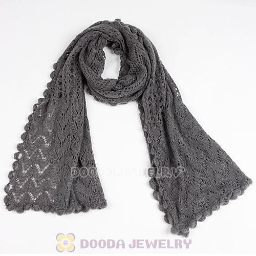 Rural Pastoral Infinity Scarf Knitting Style Pashmina Shawls Scarves Stole