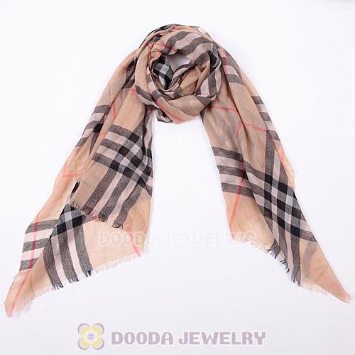 Cashmere Wool Stripes Scarf Wrap Pashmina Shawl Scarves For Women