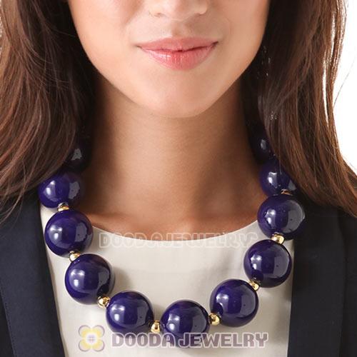 White Large Bead Necklace Wholesale