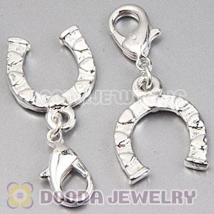 Fashion Tscharm Jewelry Silver Plated Alloy Horseshoe Charms Wholesale 