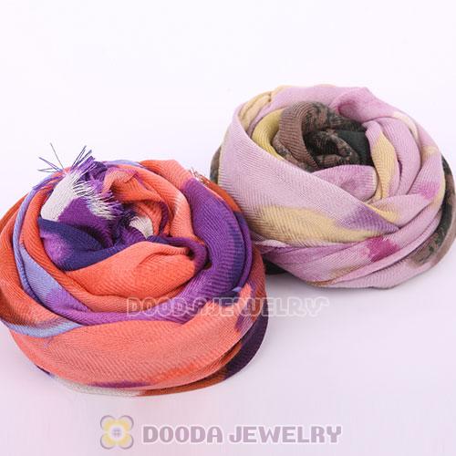 Cashmere Wool Designer Scarf Wrap Silk Pashmina Shawls For Women