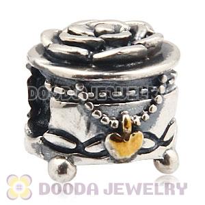 Antique Sterling Silver European Box Charm Wholesale