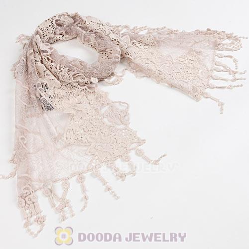 New Arrival Autumn And Winter Lace Tassel Scarves Pashmina Shawl Scarf