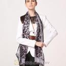 Fashion Office Lady Leopard Silk Scarf Pashmina Scarves Shawls Wholesale