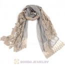 Mori Girl Style Silk Scarves Cottony Lace Pashmina Scarf Shawl Wholesale