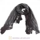 Mori Girl Style Silk Scarves Cottony Lace Pashmina Scarf Shawl Wholesale