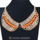 Crystal Resin Rhinestone Choker Collar Bib Necklace Wholesale